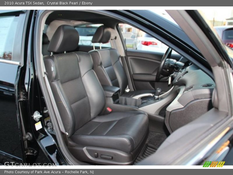 Crystal Black Pearl / Ebony 2010 Acura TSX Sedan