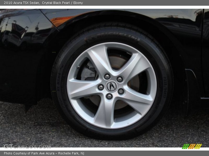 Crystal Black Pearl / Ebony 2010 Acura TSX Sedan