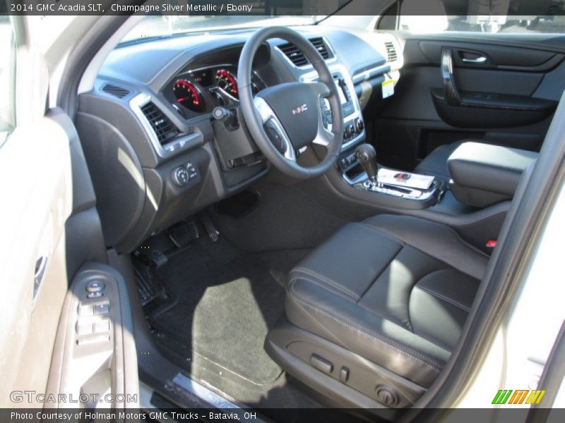 Champagne Silver Metallic / Ebony 2014 GMC Acadia SLT