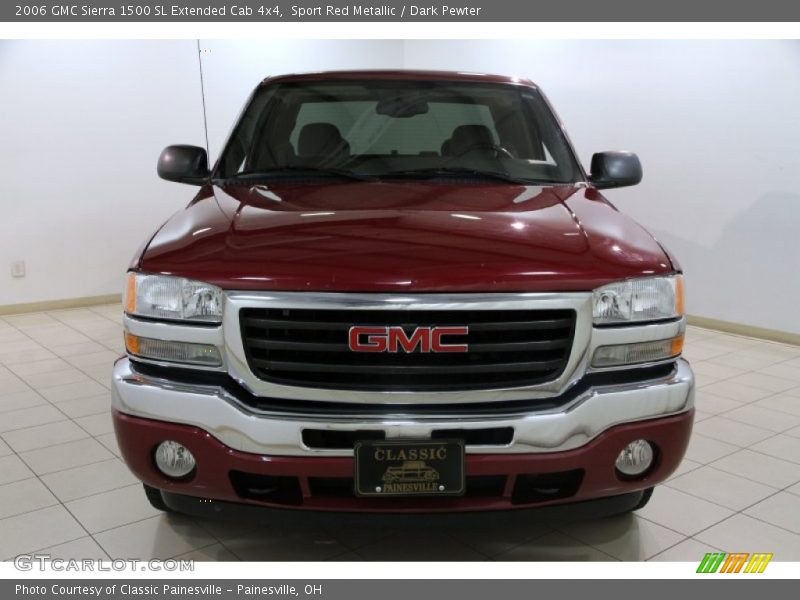 Sport Red Metallic / Dark Pewter 2006 GMC Sierra 1500 SL Extended Cab 4x4