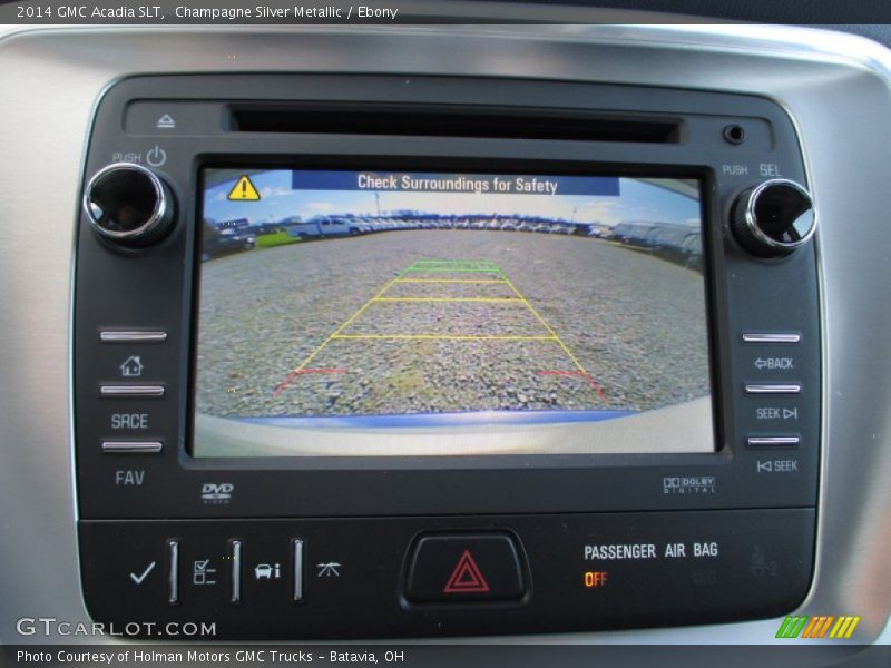 Champagne Silver Metallic / Ebony 2014 GMC Acadia SLT