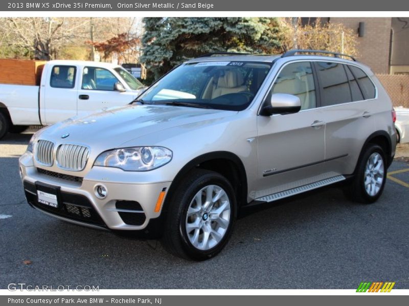 Orion Silver Metallic / Sand Beige 2013 BMW X5 xDrive 35i Premium