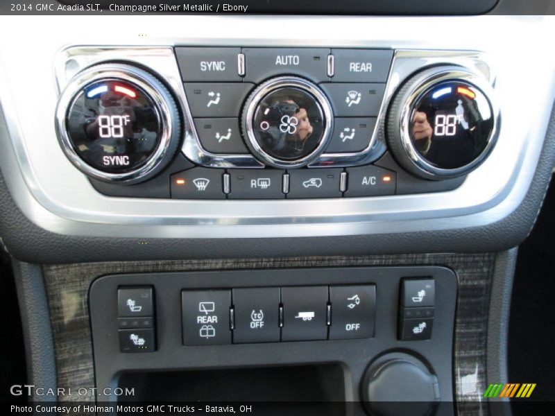 Controls of 2014 Acadia SLT