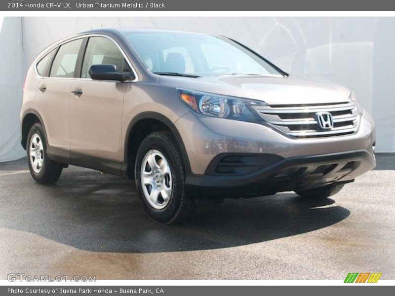 Urban Titanium Metallic / Black 2014 Honda CR-V LX