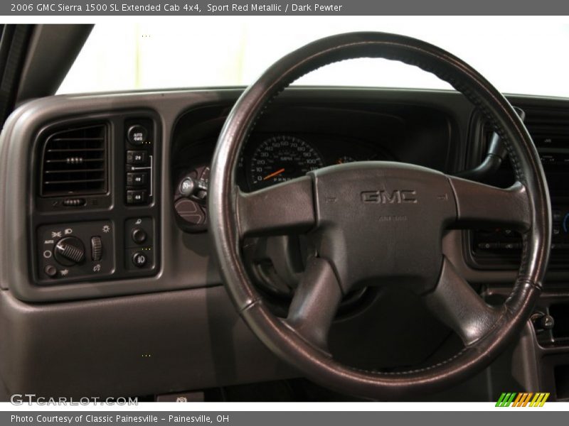 Sport Red Metallic / Dark Pewter 2006 GMC Sierra 1500 SL Extended Cab 4x4