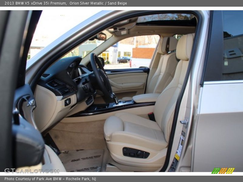 Orion Silver Metallic / Sand Beige 2013 BMW X5 xDrive 35i Premium