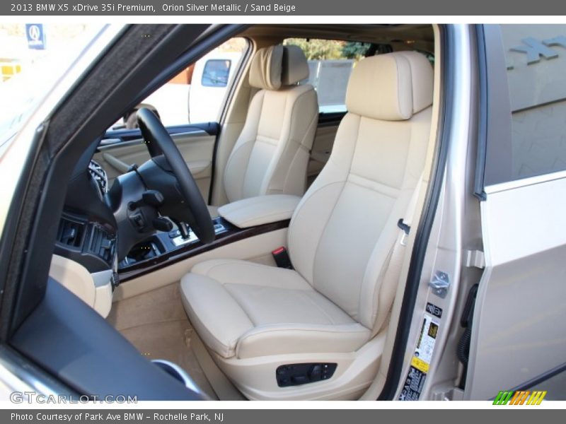 Orion Silver Metallic / Sand Beige 2013 BMW X5 xDrive 35i Premium