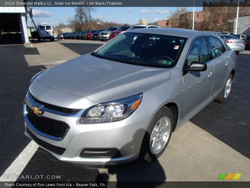 Silver Ice Metallic / Jet Black/Titanium 2014 Chevrolet Malibu LS