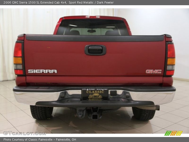 Sport Red Metallic / Dark Pewter 2006 GMC Sierra 1500 SL Extended Cab 4x4