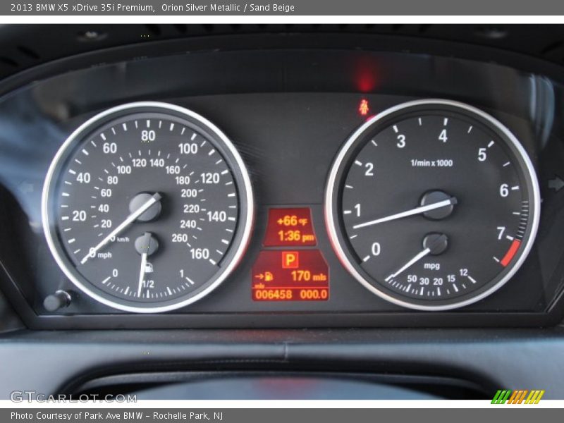  2013 X5 xDrive 35i Premium xDrive 35i Premium Gauges