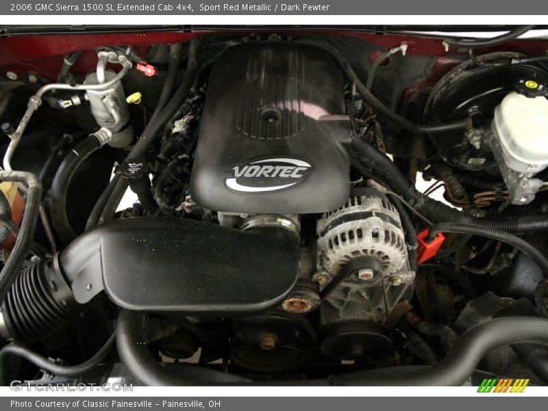Sport Red Metallic / Dark Pewter 2006 GMC Sierra 1500 SL Extended Cab 4x4