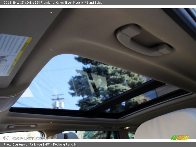Orion Silver Metallic / Sand Beige 2013 BMW X5 xDrive 35i Premium