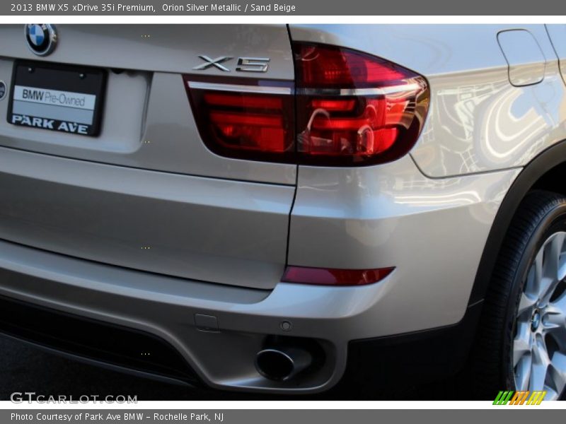 Orion Silver Metallic / Sand Beige 2013 BMW X5 xDrive 35i Premium