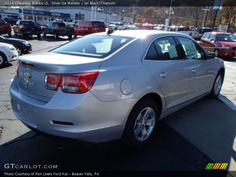 Silver Ice Metallic / Jet Black/Titanium 2014 Chevrolet Malibu LS