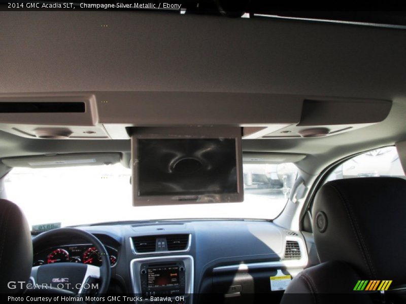 Champagne Silver Metallic / Ebony 2014 GMC Acadia SLT