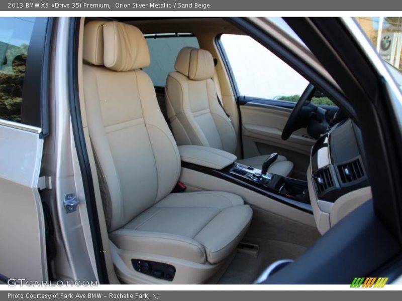 Orion Silver Metallic / Sand Beige 2013 BMW X5 xDrive 35i Premium