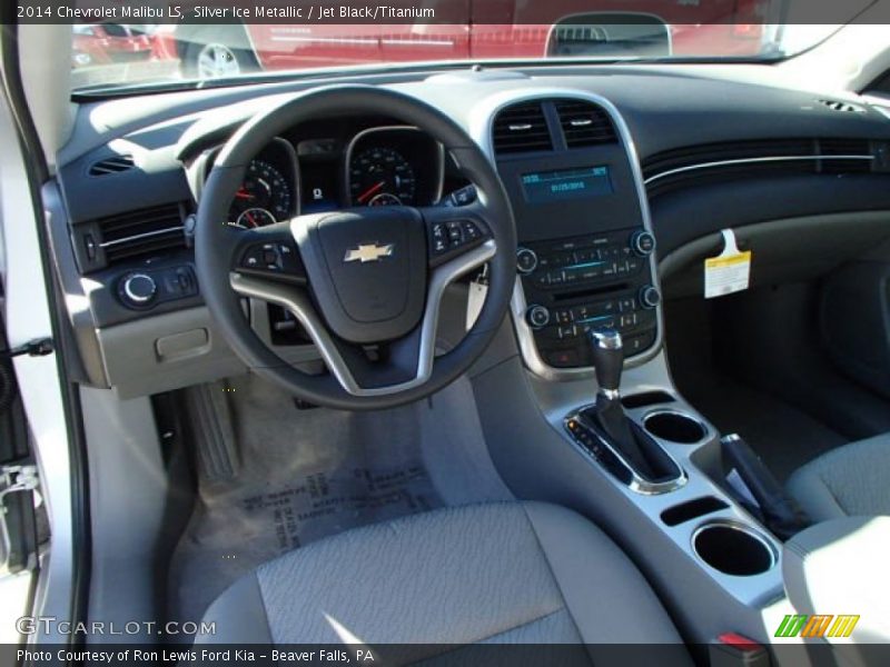 Silver Ice Metallic / Jet Black/Titanium 2014 Chevrolet Malibu LS