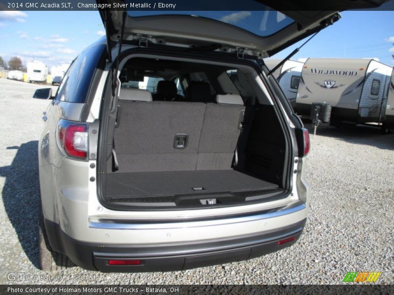Champagne Silver Metallic / Ebony 2014 GMC Acadia SLT