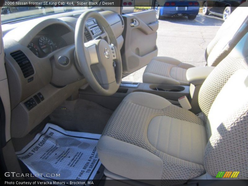 Super Black / Desert 2006 Nissan Frontier SE King Cab 4x4