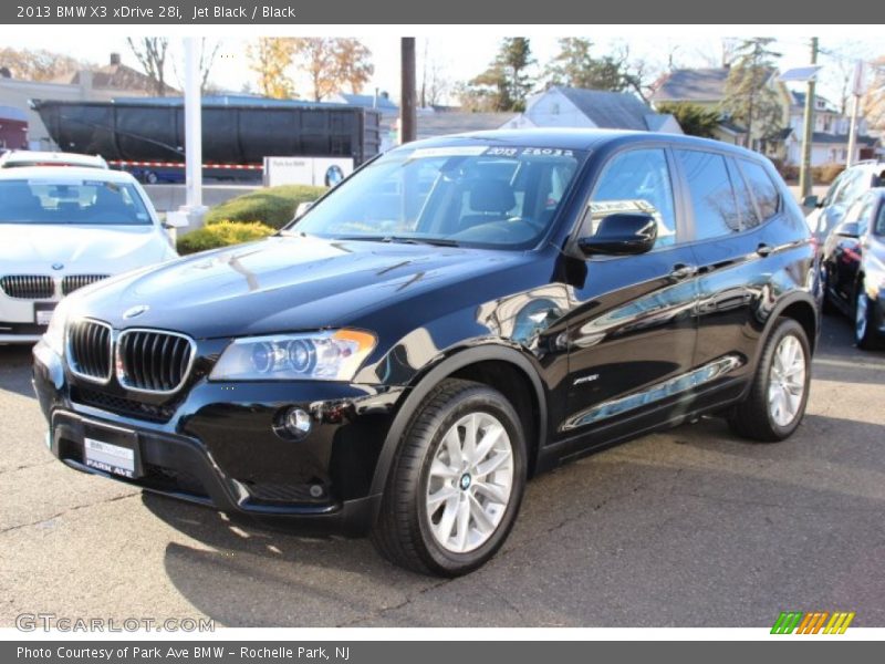 Jet Black / Black 2013 BMW X3 xDrive 28i
