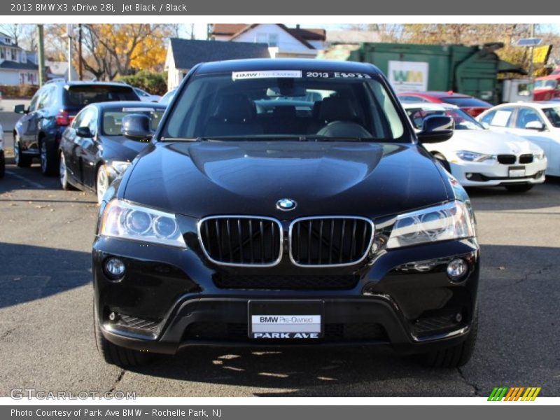 Jet Black / Black 2013 BMW X3 xDrive 28i