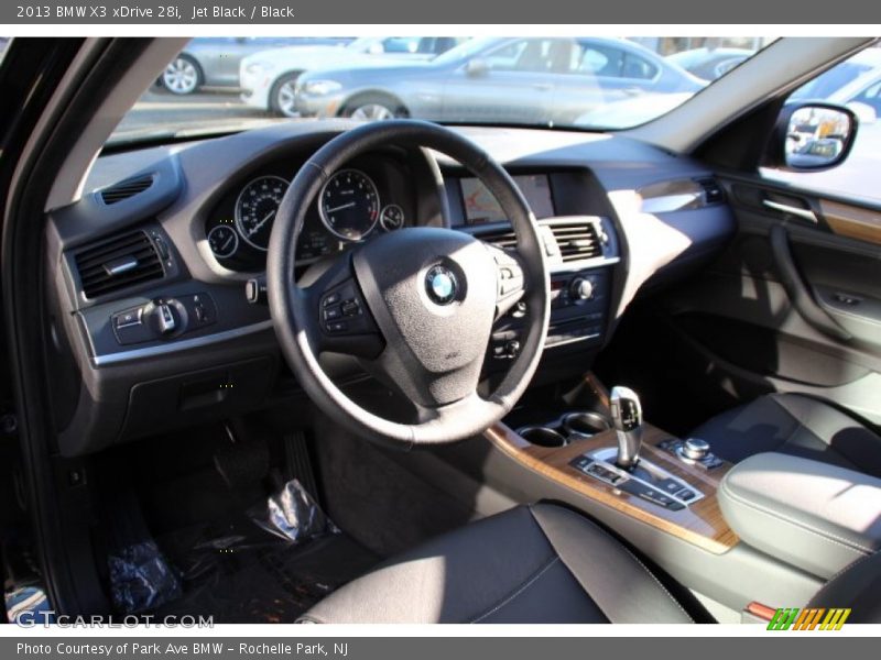 Jet Black / Black 2013 BMW X3 xDrive 28i