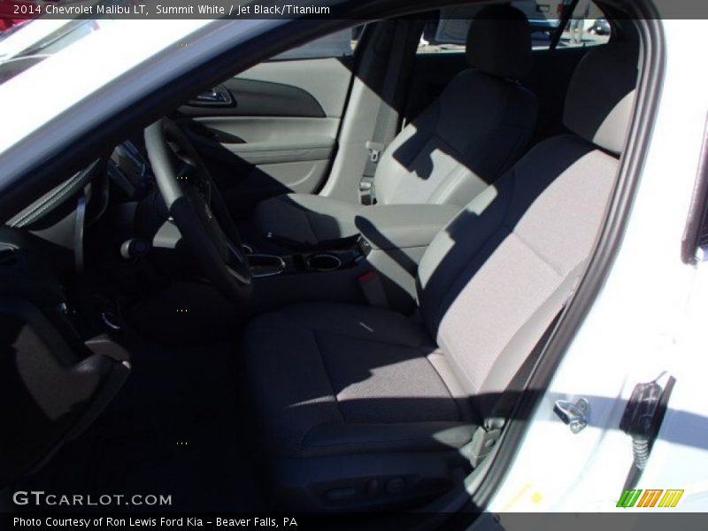 Summit White / Jet Black/Titanium 2014 Chevrolet Malibu LT