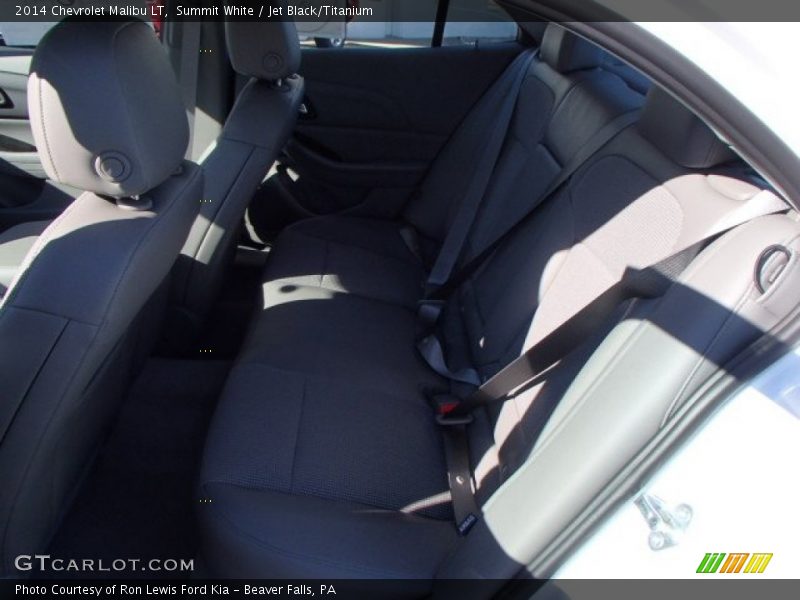 Summit White / Jet Black/Titanium 2014 Chevrolet Malibu LT