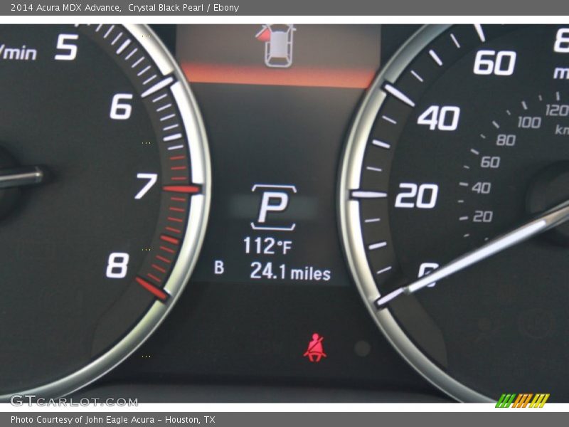 Crystal Black Pearl / Ebony 2014 Acura MDX Advance