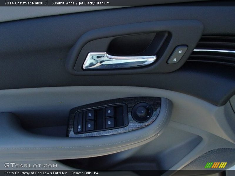 Summit White / Jet Black/Titanium 2014 Chevrolet Malibu LT