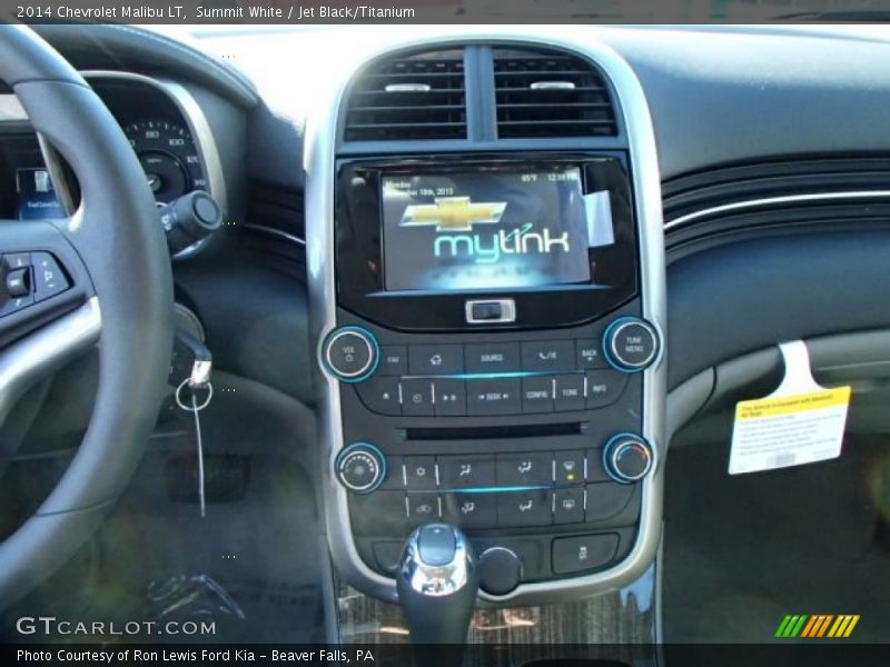 Summit White / Jet Black/Titanium 2014 Chevrolet Malibu LT