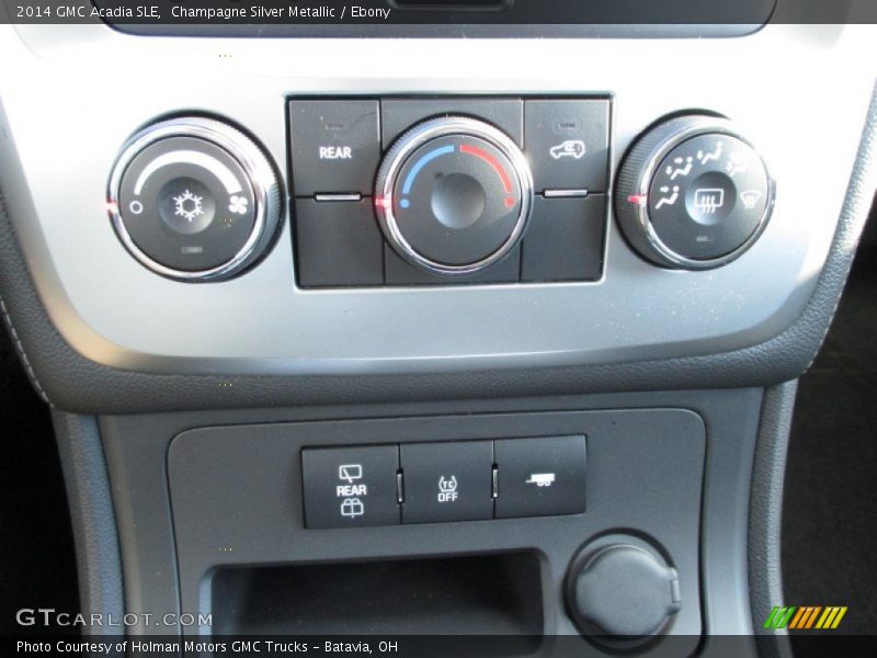 Champagne Silver Metallic / Ebony 2014 GMC Acadia SLE
