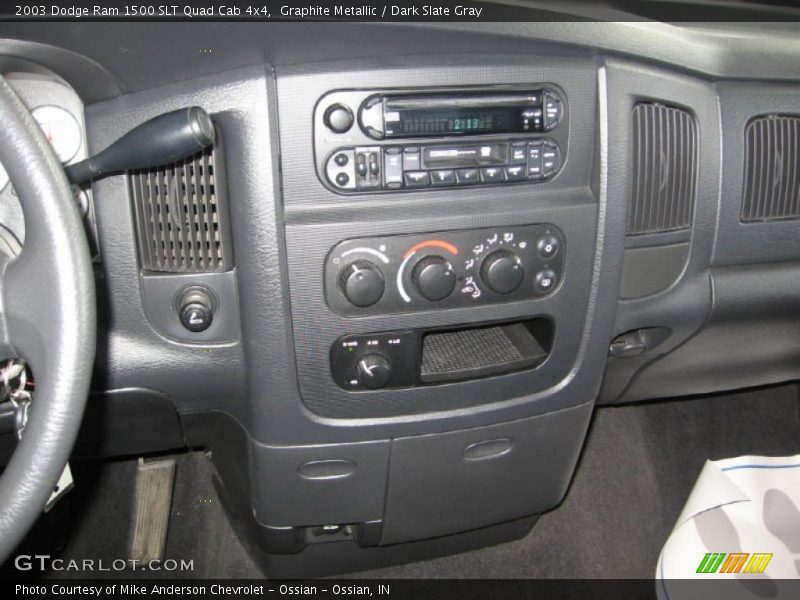 Graphite Metallic / Dark Slate Gray 2003 Dodge Ram 1500 SLT Quad Cab 4x4