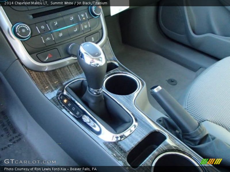 Summit White / Jet Black/Titanium 2014 Chevrolet Malibu LT