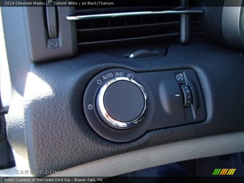 Summit White / Jet Black/Titanium 2014 Chevrolet Malibu LT
