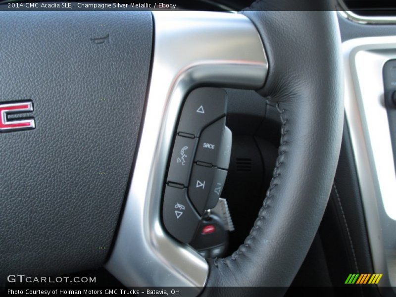 Champagne Silver Metallic / Ebony 2014 GMC Acadia SLE