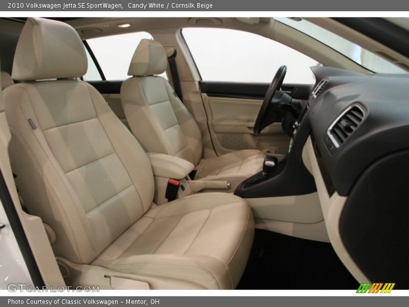 Candy White / Cornsilk Beige 2010 Volkswagen Jetta SE SportWagen