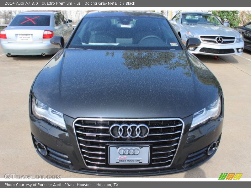 Oolong Gray Metallic / Black 2014 Audi A7 3.0T quattro Premium Plus