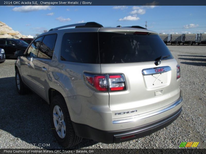 Champagne Silver Metallic / Ebony 2014 GMC Acadia SLE