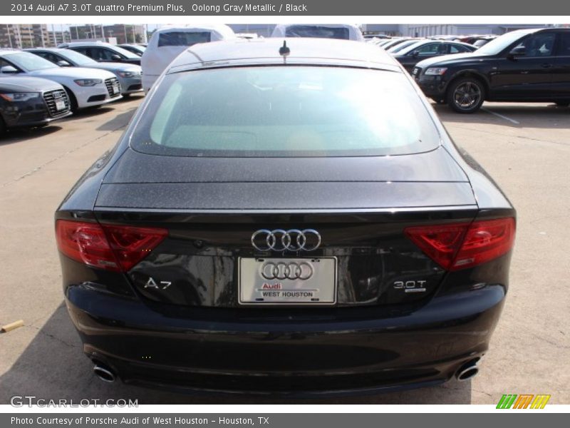 Oolong Gray Metallic / Black 2014 Audi A7 3.0T quattro Premium Plus