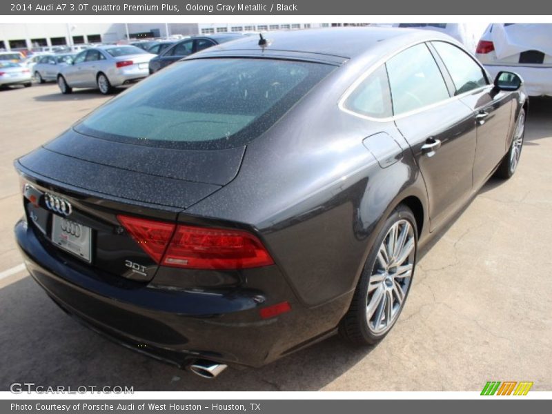 Oolong Gray Metallic / Black 2014 Audi A7 3.0T quattro Premium Plus