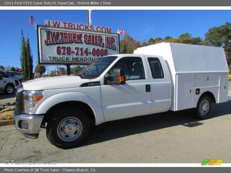Oxford White / Steel 2011 Ford F350 Super Duty XL SuperCab