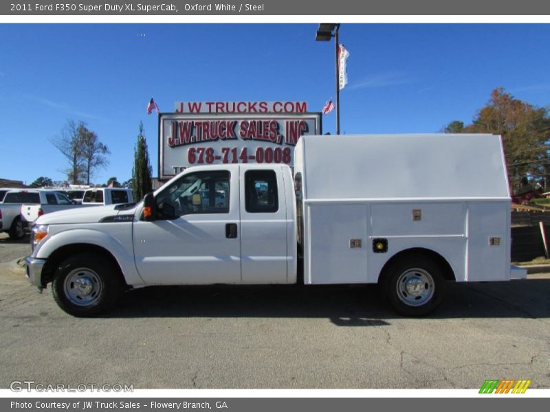 Oxford White / Steel 2011 Ford F350 Super Duty XL SuperCab