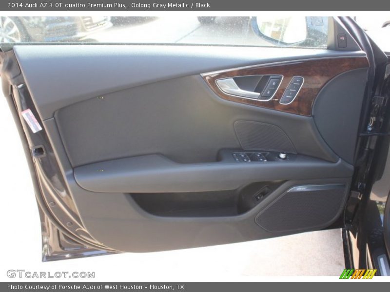 Oolong Gray Metallic / Black 2014 Audi A7 3.0T quattro Premium Plus