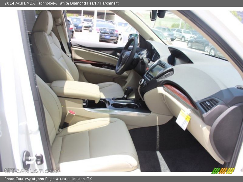 White Diamond Pearl / Parchment 2014 Acura MDX Technology