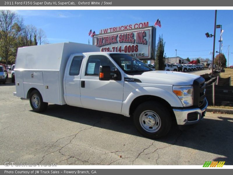 Oxford White / Steel 2011 Ford F350 Super Duty XL SuperCab