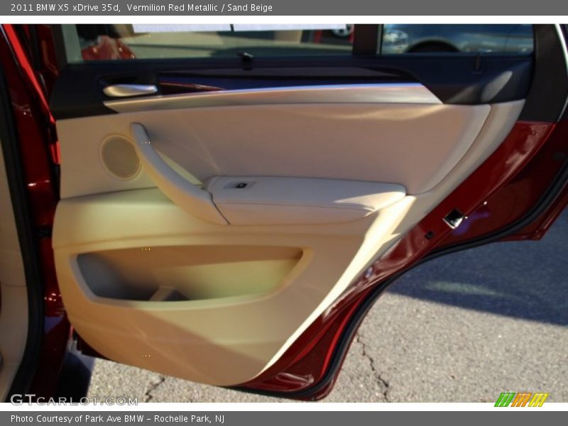 Vermilion Red Metallic / Sand Beige 2011 BMW X5 xDrive 35d