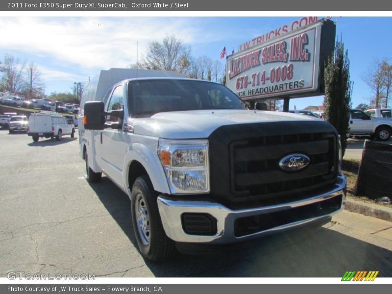 Oxford White / Steel 2011 Ford F350 Super Duty XL SuperCab