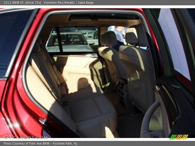 Vermilion Red Metallic / Sand Beige 2011 BMW X5 xDrive 35d