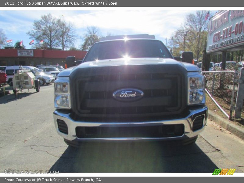 Oxford White / Steel 2011 Ford F350 Super Duty XL SuperCab